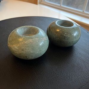 Marble Candlestick Holder